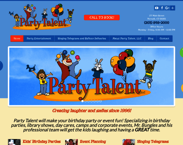 Partytalent.com thumbnail