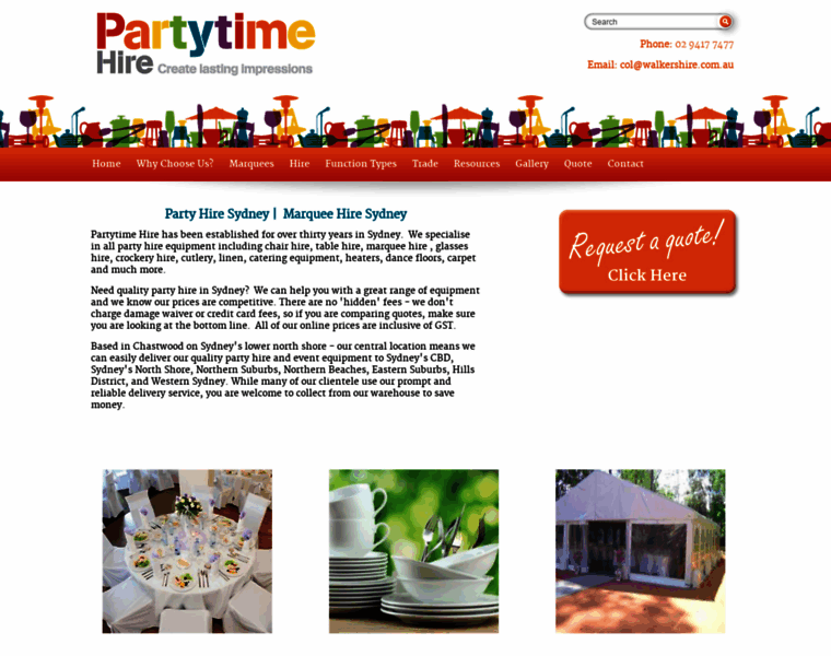 Partytime.com.au thumbnail