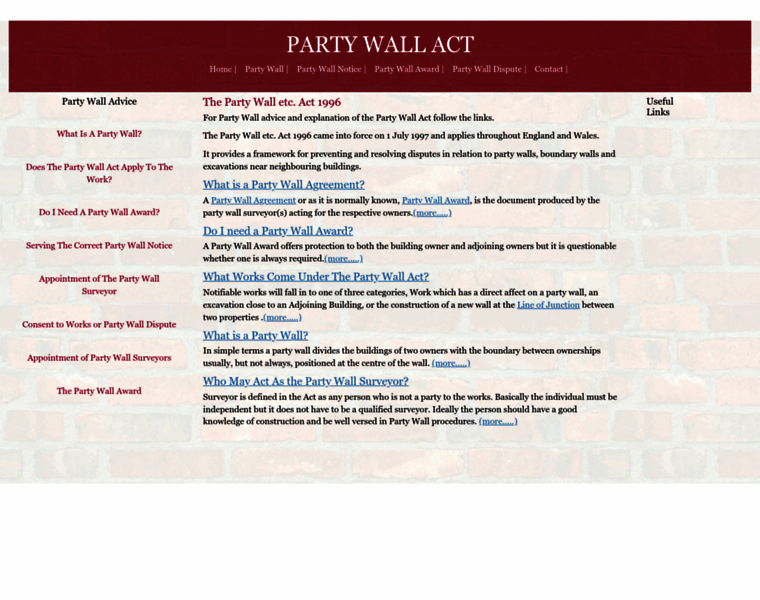 Partywallact.org.uk thumbnail Partywallact.org.uk thumbnail