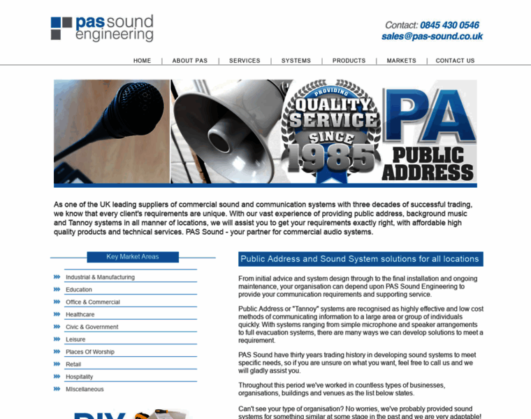 Pas-sound.co.uk thumbnail