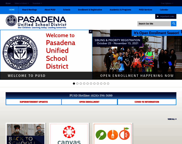 Pasadenausd.org thumbnail