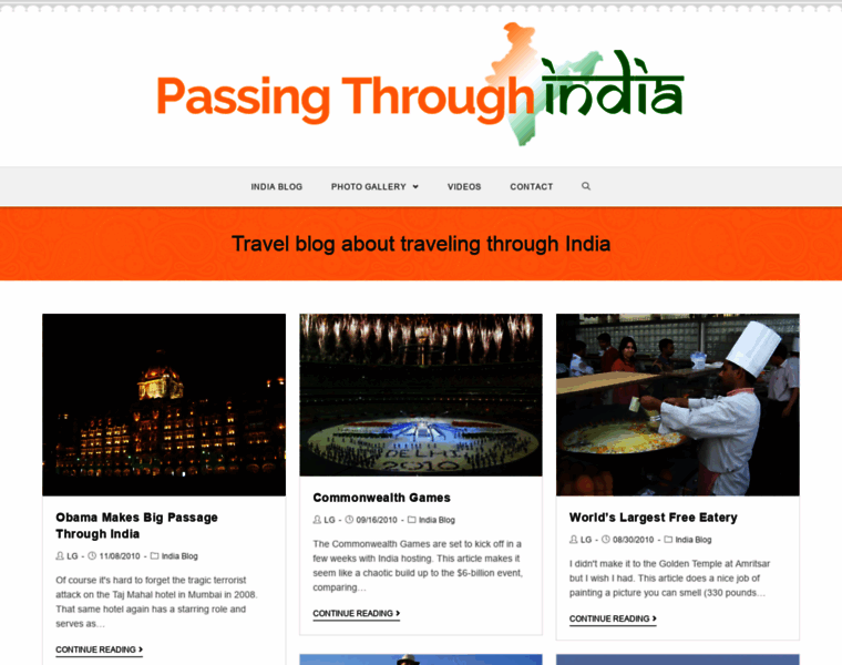 Passingthroughindia.com thumbnail
