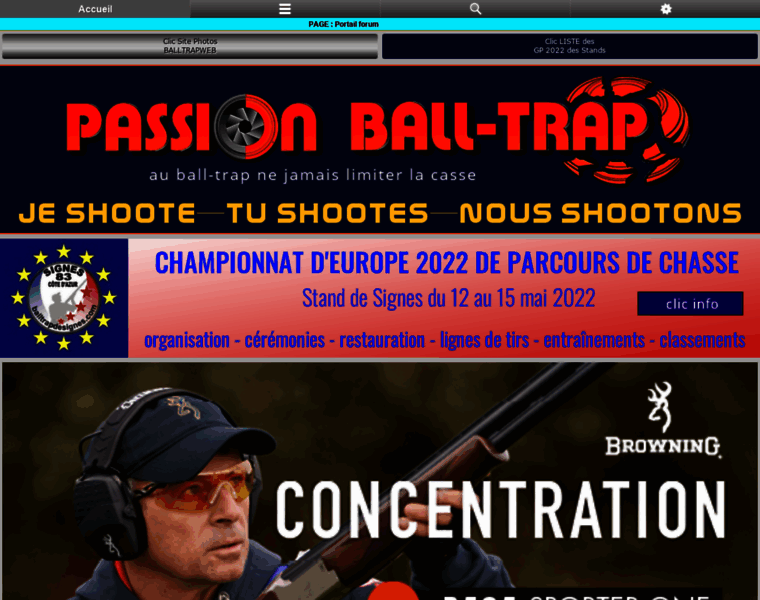 Passionballtrap.fr thumbnail