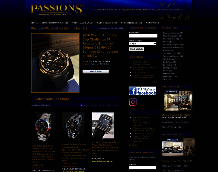 Passions.com.sg thumbnail
