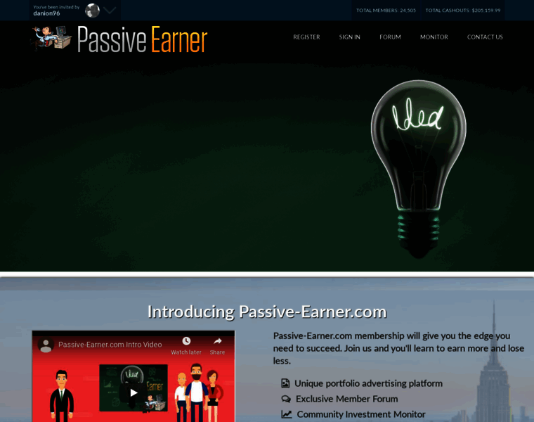 Passive-earner.com thumbnail