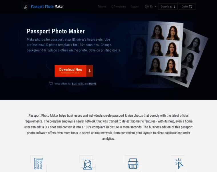 Passport-photo-software.com thumbnail