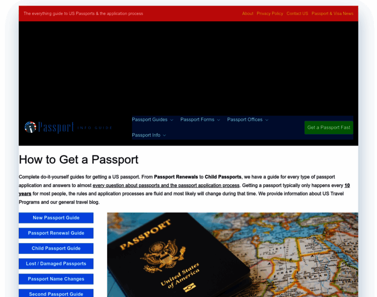 Passportinfoguide.com thumbnail
