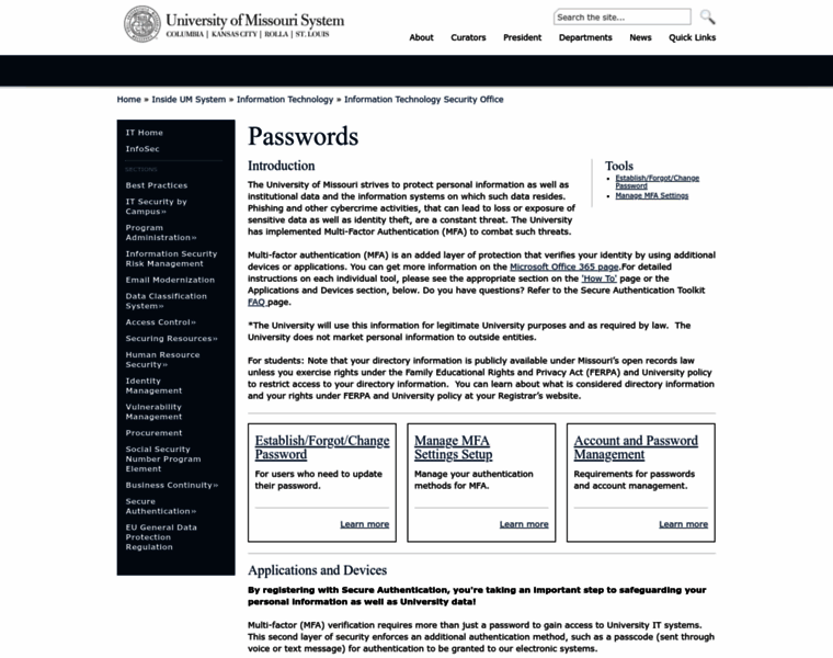 Password.mst.edu thumbnail