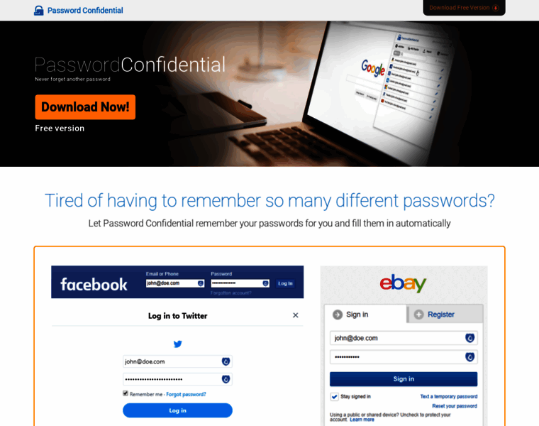 Passwordconfidential.com thumbnail