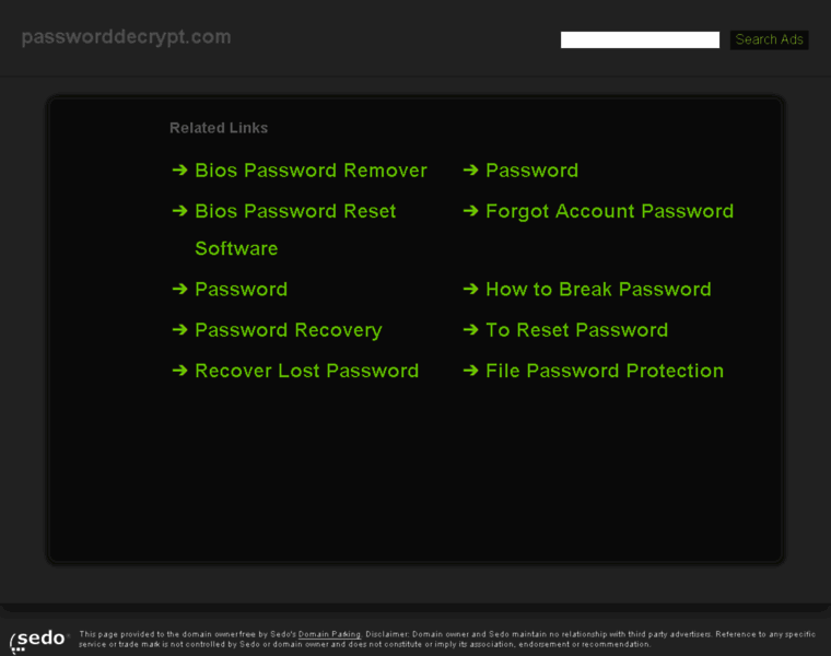 Passworddecrypt.com thumbnail