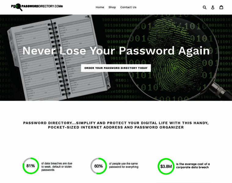 Passworddirectory.com thumbnail