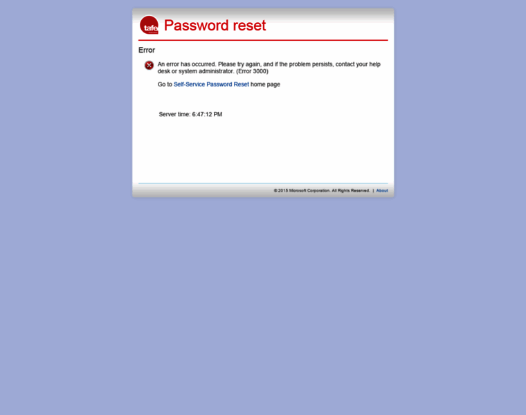 Passwordreset.tafeqld.edu.au thumbnail