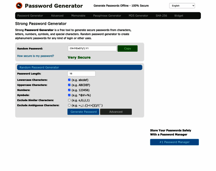 Passwords-generator.org thumbnail