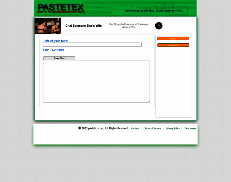 Pastetex.com thumbnail