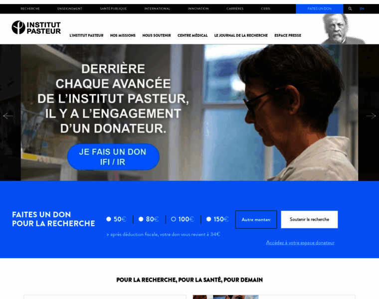 Pasteur.fr thumbnail