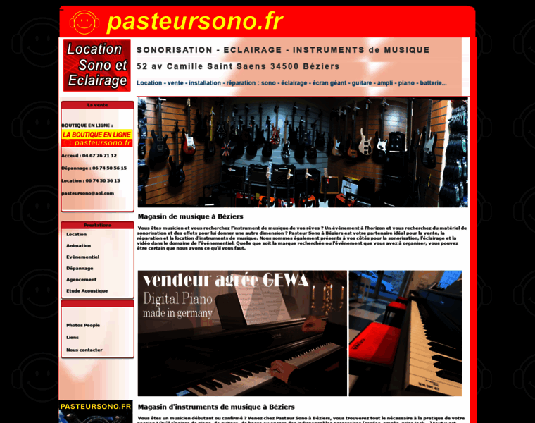 Pasteursono.fr thumbnail