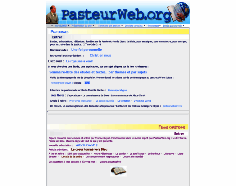 Pasteurweb.org thumbnail