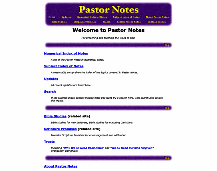 Pastornotes.com thumbnail