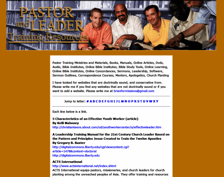 Pastortrainingresources.com thumbnail