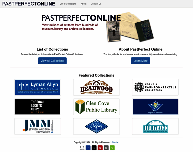 Pastperfect-online.com thumbnail