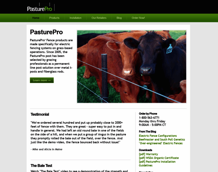 Pasturepro.com thumbnail