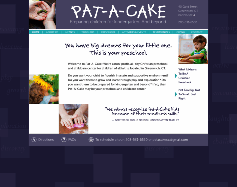 Pat-a-cake.org thumbnail