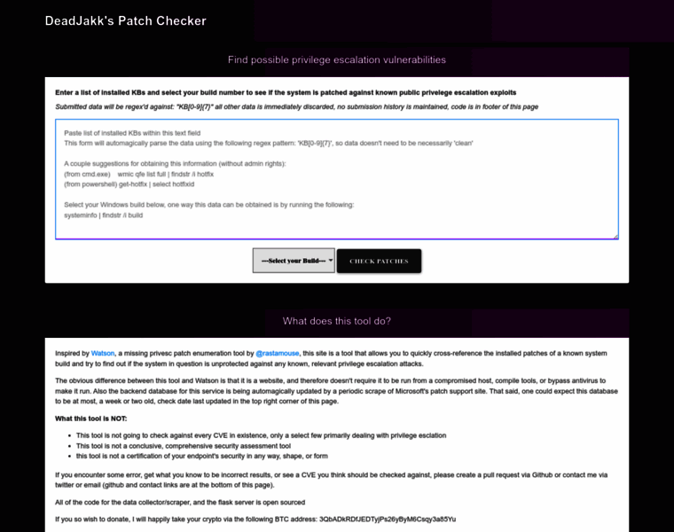 Patchchecker.com thumbnail Patchchecker.com thumbnail