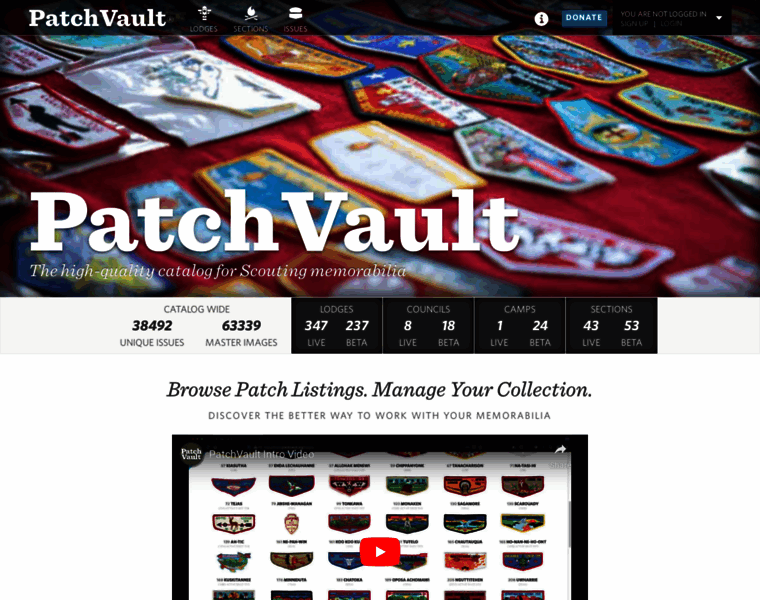 Patchvault.org thumbnail