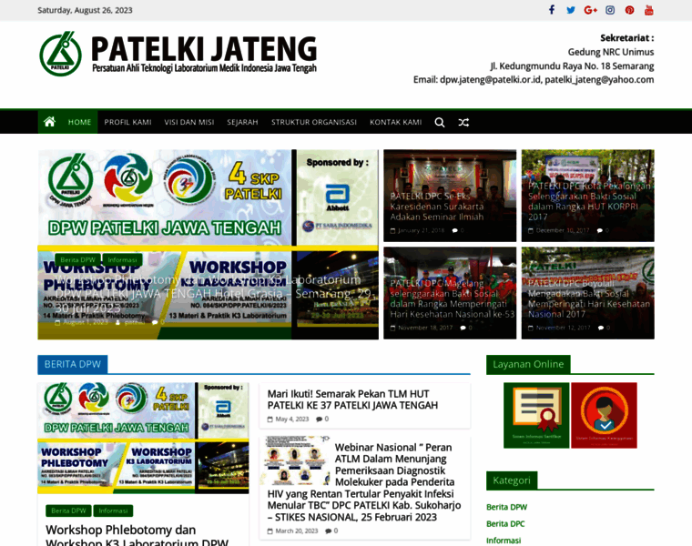 Patelkijateng.org thumbnail