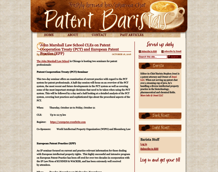 Patentbaristas.com thumbnail