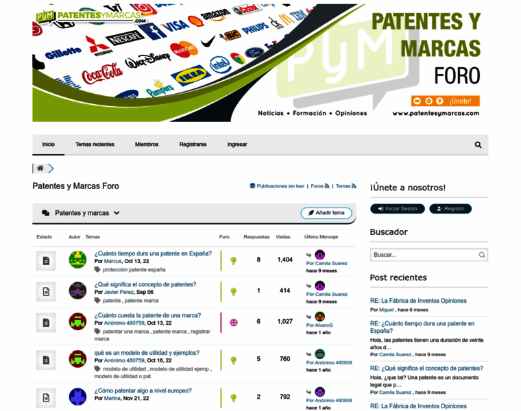 Patentesymarcas.com thumbnail