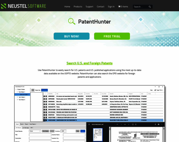 Patenthunter.com thumbnail