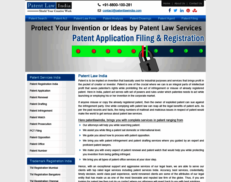 Patentlawindia.com thumbnail