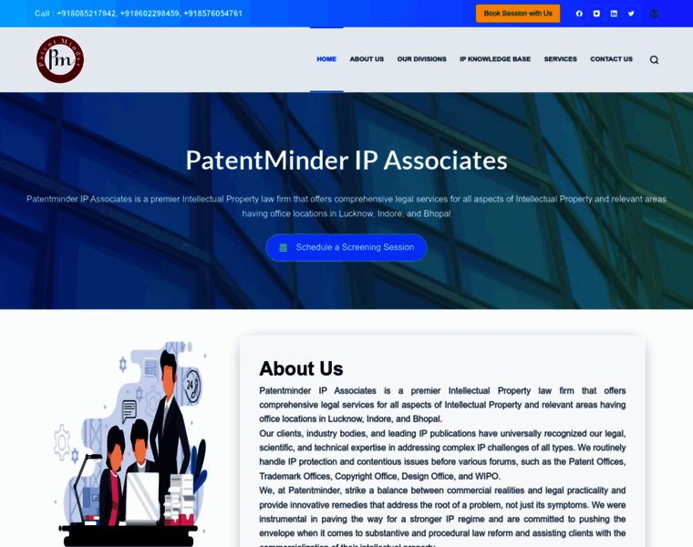 Patentminder.co.in thumbnail