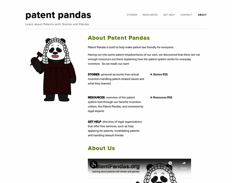 Patentpandas.org thumbnail