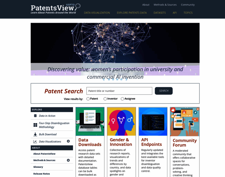 Patentsview.org thumbnail