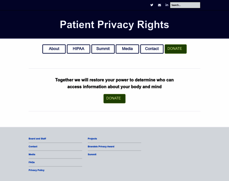 Patientprivacyrights.org thumbnail