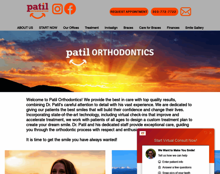 Patilortho.com thumbnail