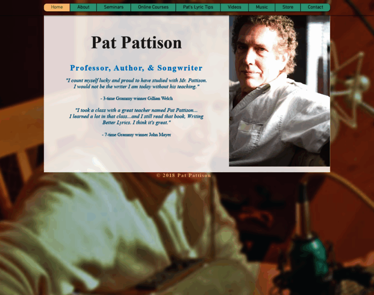 Patpattison.com thumbnail