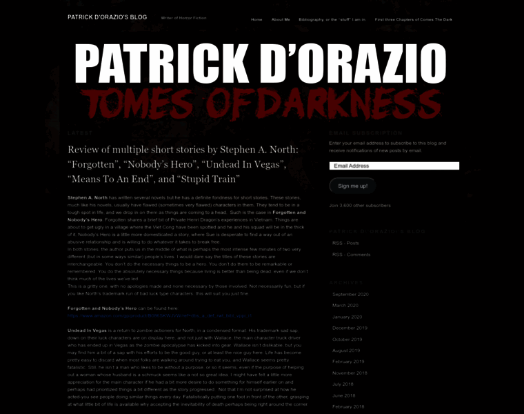 Patrickdorazio.com thumbnail