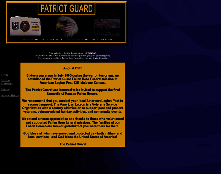 Patriotguardks.org thumbnail