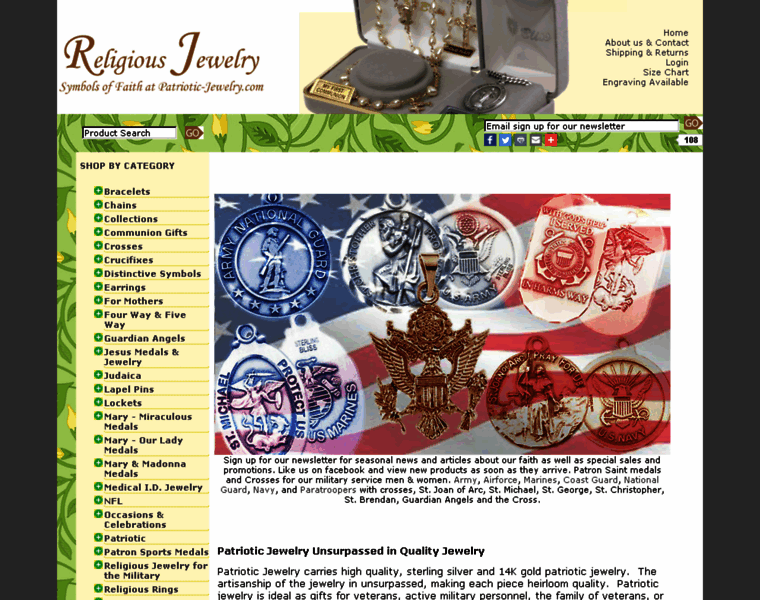 Patriotic-jewelry.com thumbnail