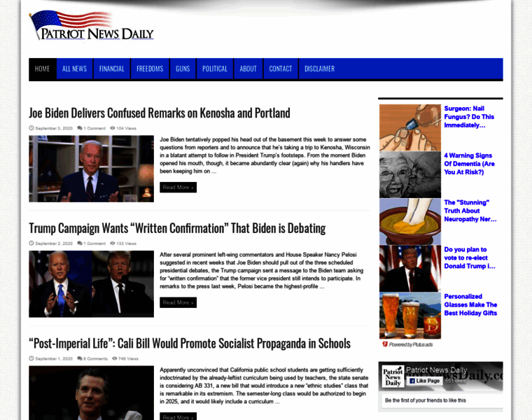 Patriotnewsdaily.com thumbnail