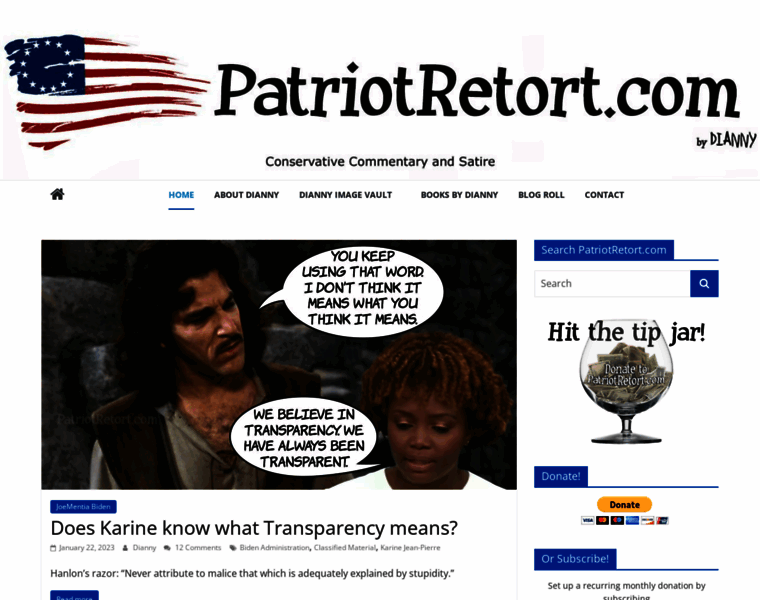 Patriotretort.com thumbnail