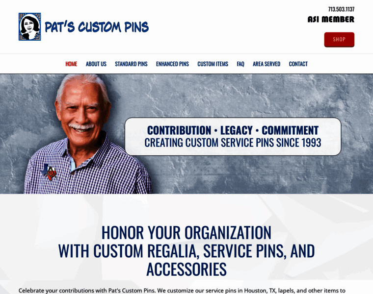 Pats-custompins.com thumbnail
