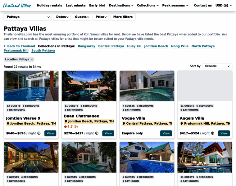 Pattaya-villas.com thumbnail