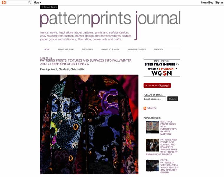 Patternprintsjournal.com thumbnail