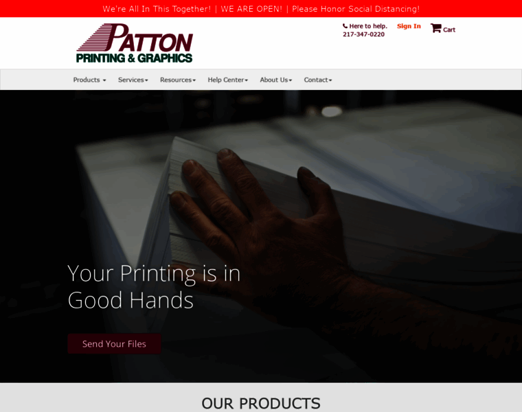 Pattonprinting.com thumbnail