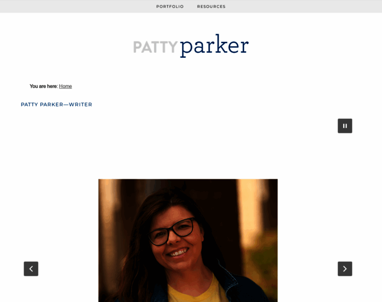 Pattyparker.me thumbnail