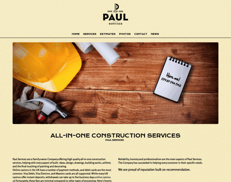 Paul-services.co.uk thumbnail